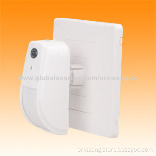 Curtain PIR Detector with 86*86 Mounting Bracket, Detecting Angle is Adjustable